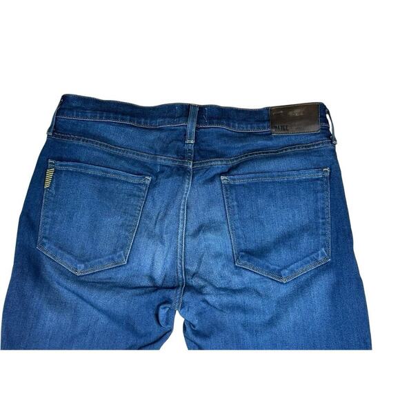 Paige Federal Straight Jeans Size 32x28 Men Dark Blue Stretch - Picture 6 of 13